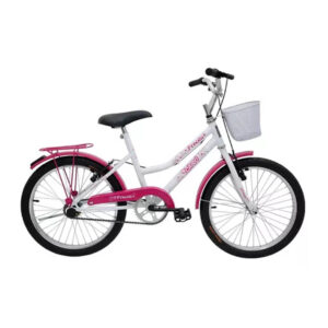 Bicicleta Infantil 20 Princess Branco/pink Cairu Cor Branco